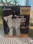 Primula Aluminum 3-CUP Stovetop Espresso Maker For Italian & Cuban Coffee Silver Open. Price: $13.49.