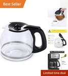 Classic 12-CUP Glass Carafe For Mr. Coffee & Sunbeam Makers Easy Pour New. Price: $41.99.