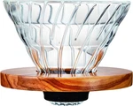 V60 Glass Coffee Dripper, Size 02, Olive Wood New. Price: $70.42.