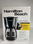 Hamilton Beach 12-CUP Coffeemaker, Black 49316R New. Price: $24.99.