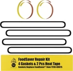 Repair Kit For Foodsaver: Upper/lower Gasket, Heat Strip Replacement - Black New. Price: $30.01.