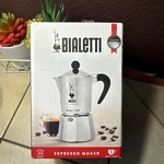 Bialetti Cup Moka Stovetop Espresso Coffee Maker Pot 4.3OZ Open Box. Price: $23.99.