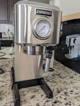 Pokk Espresso Machine 20 Bar Professional Coffee Maker W Milk Frother Open. Price: $74.00.