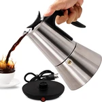 Electric Stainless Steel Moka Pot 6 Cup 300ML Mocha Espresso Maker With Deta New. Price: $76.99.