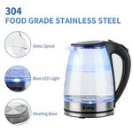 1.8L Electric Glass Tea Kettle Hot Water Boiler Auto Shut-off Coffee Health Pot New. Price: $27.99.