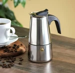 Stovetop Espresso Maker 4 Cup Demitasse Shot Stainless Steel Silver Home Basics New. Price: $15.00.