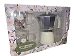 3 Piece Espresso Maker Set By Cook Prep Eat + 2 Cups New. Price: $24.88.