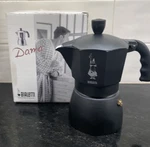 Bialetti / Dama Moka Express Stovetop Espresso Coffee Maker 3 Cup Used. Price: $29.95.
