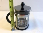 Bodum French Press Chrome Metal Silver Original Coffee Maker Made Portugal Used. Price: $24.77.