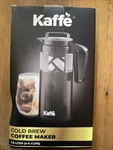 Kaffe Cold Brew Coffee Maker, 1.3L Iced Pitcher, And Tea New. Price: $23.00.