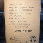 Kitfanz Electric Espresso Coffee Maker, Italian Large, Non-coated Red Open. Price: $30.00.