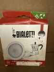 Bialetti 9 Cup Rubber Ring Seal Replacement & Filter Set For Moka Pot Open. Price: $9.99.