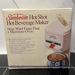 Sunbeam Shot Beverage Maker 17076 Almond Water Dispenser 1985 Vintage New. Price: $67.99.