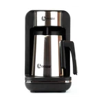 Lensse Tierra Turkish Coffee Pot Maker Stainless Steel Black/silver 2-CUP New. Price: $24.99.