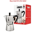 Bialetti Moka Express 9 Cup Aluminum Stovetop Espresso Maker New. Price: $149.00.