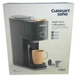 Cuisinart Soho Single Serve Coffeemaker SS-7BK Black Brand New. Price: $39.95.