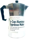 Sucasa High Quality Aluminum Espresso Maker Modern Stylish Design 6 Cup New. Price: $28.21.