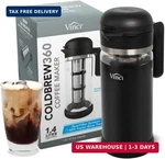 Vinci Cold Brew 360, Glass Coffee Maker Featuring Patented Dual Filter New. Price: $54.67.
