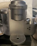 Keurig Single K-cup Coffee Maker, Nickel Preowned. Organizer Included Used. Price: $120.00.