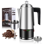 Homokus Electric Coffee Percolator 12 Cups POT,800W Percola... New. Price: $103.13.