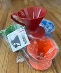 Bialetti Pour Over Coffee Dripper Lot 4 Single Cup Lightweight Camping - Family New. Price: $24.99.
