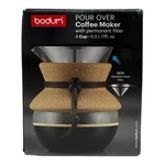 Bodum Pour Over Coffee Maker With Permanent Filter 17OZ 4 Cup Cork Sleeve New. Price: $15.99.