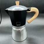 Gnali & Zani Black And Chrome 3 Piece Stovetop Espresso Maker Used. Price: $14.99.