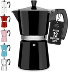 Zulay Moka Pot Espresso - Stainless Steel Stovetop Coffee Maker, New. Price: $63.61.