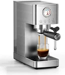 20 Bar Espresso Machine, Compact, Flow Meter Steam Milk Frother Cappuccino Latte New. Price: $54.95.