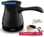 Turkish Coffee Maker, 600ML Portable Electric Turkey Pot Stainless Steel New. Price: $29.96.