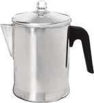Today Aluminum Percolator Maker Durable, Brew Coffee On Stovetop, 9 Cu New. Price: $29.99.
