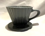Chantal Pour Over Coffee Maker Ceramic 8 Oz Fade Grey 92-FLTL63 Used. Price: $14.99.
