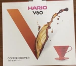 Hario V60 Plastic Coffee Dripper Pour Over Cone Maker Size 02, Red New. Price: $11.99.