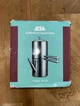 Ilsa Stainless Steel Neapolitan Drip Coffee Maker With Spout, 9 Cup Open. Price: $95.00.