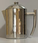 Frieling Double Walled 18/10 Stainless Steel Hot Or Cold Beverage Server Used. Price: $45.00.