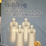 Isinlive Water Filter White 4 Pack For Espresso & Coffee Machines New. Price: $19.14.