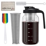Cold Brew Coffee Maker, 64OZ Pitcher With Stainless Steel... Fast Ship New. Price: $26.99.