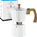 Grosche Milano Stovetop Espresso Maker Moka Pot 6 Cup - 9.3 Oz, White New. Price: $172.32.