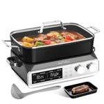 N21NA Pro 10-QT 8-IN-1 Slow Cooker 1600W Pfoa-free Ceramic W/ Grill Pan Grey New. Price: $324.99.