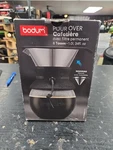 Bodum Pour Over Coffee Maker, High-heat Borosilicate Glass 34OZ, Cork New. Price: $14.99.