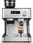 20 Bar Espresso Machine With Grinder & Frother For Home Coffee Lovers. Price: $479.99.