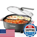 Stariver 6L Electric Hot Pot With Divider, 1300W, Dual-flavor For Two Broths New. Price: $77.20.