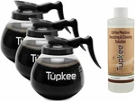 Coffee Pots Decanter Carafe -glass, 64 Oz. 12-CUP, Set 3 Black... New. Price: $104.99.