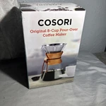 Cosori Pour Over Coffee Maker With Double Layer Stainless Steel Filter, Clear New. Price: $35.00.