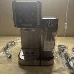Tenker Espresso Machine, 20 Bar Cappuccino With Automatic Milk Frother Open. Price: $104.00.