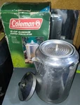 Coleman 20-CUP Aluminum Stovetop Coffee Percolator Silver 810-720T Used. Price: $48.99.
