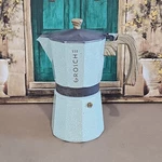 Grosche Milano Stone Stovetop Espresso Coffee Maker Mint Green 6 Cups Used Once. Price: $21.99.