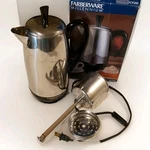 Farberware Millennium Superfast Electric Coffee Percolator 2- 8 Cups Stainless Used. Price: $45.00.