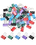 Cuarusuika Binder Clips, Pack, 0.75 Small Paper 50PCS, Mixed Color New. Price: $14.40.
