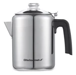 Elite Gourmet EC008 Classic Stovetop Coffee Percolator, Glass Clear Brew Prog... New. Price: $36.27.